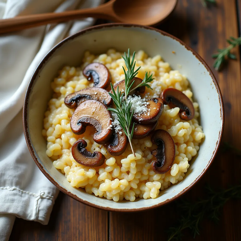 Risotto aux champignons